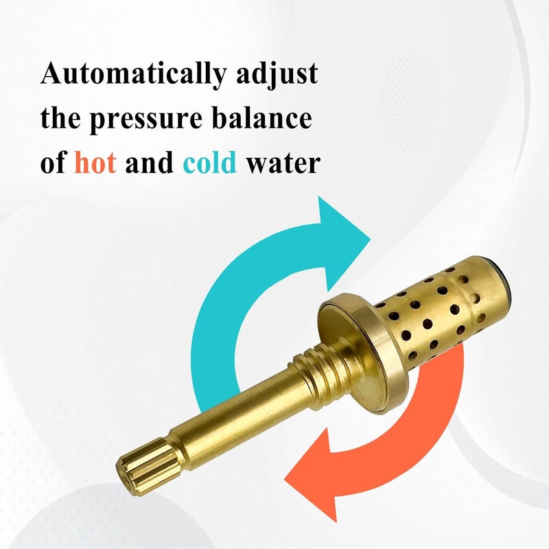 Ebrmeiwo TA-10 Flow Control Spindle Assembly, Replace Cartridge Spindle, Brass - Image 4